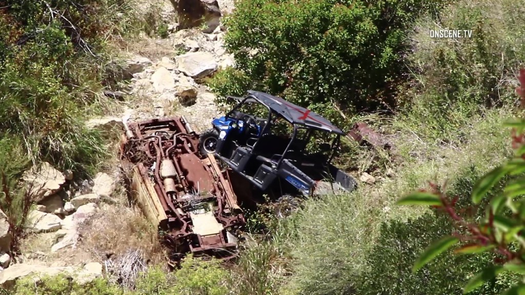 Sophia Hutchins' ATV crash site