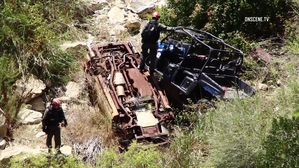 Sophia Hutchins' ATV crash site
