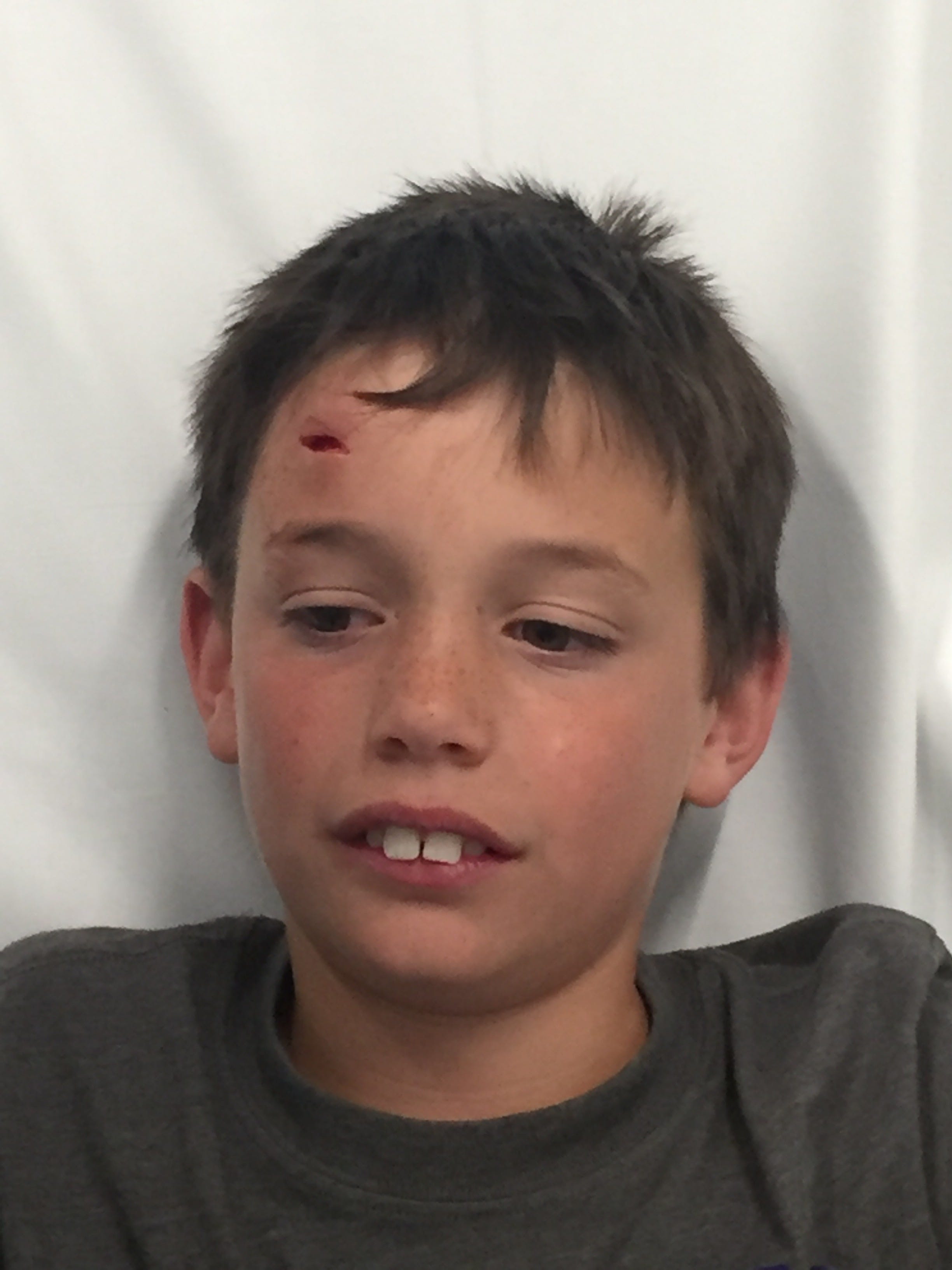 Child at hospital