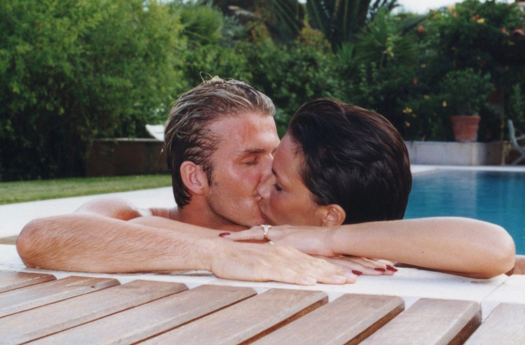 Victoria Beckham and David Beckham via Instagram in July 2025