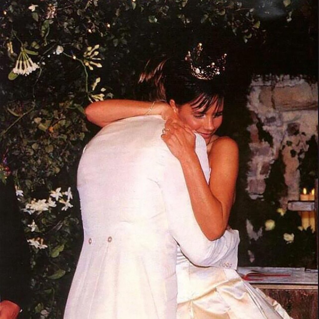 Victoria Beckham and David Beckham via Instagram in July 2025