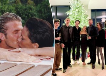 Victoria and David Beckham share PDA-packed anniversary tributes — and honor ‘4 incredible children’ amid family feud