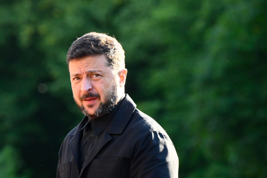 Volodymyr Zelensky at a NATO summit.