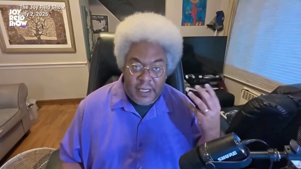 Elie Mystal on The Joy Reid Show discussing U.S. foreign policy.