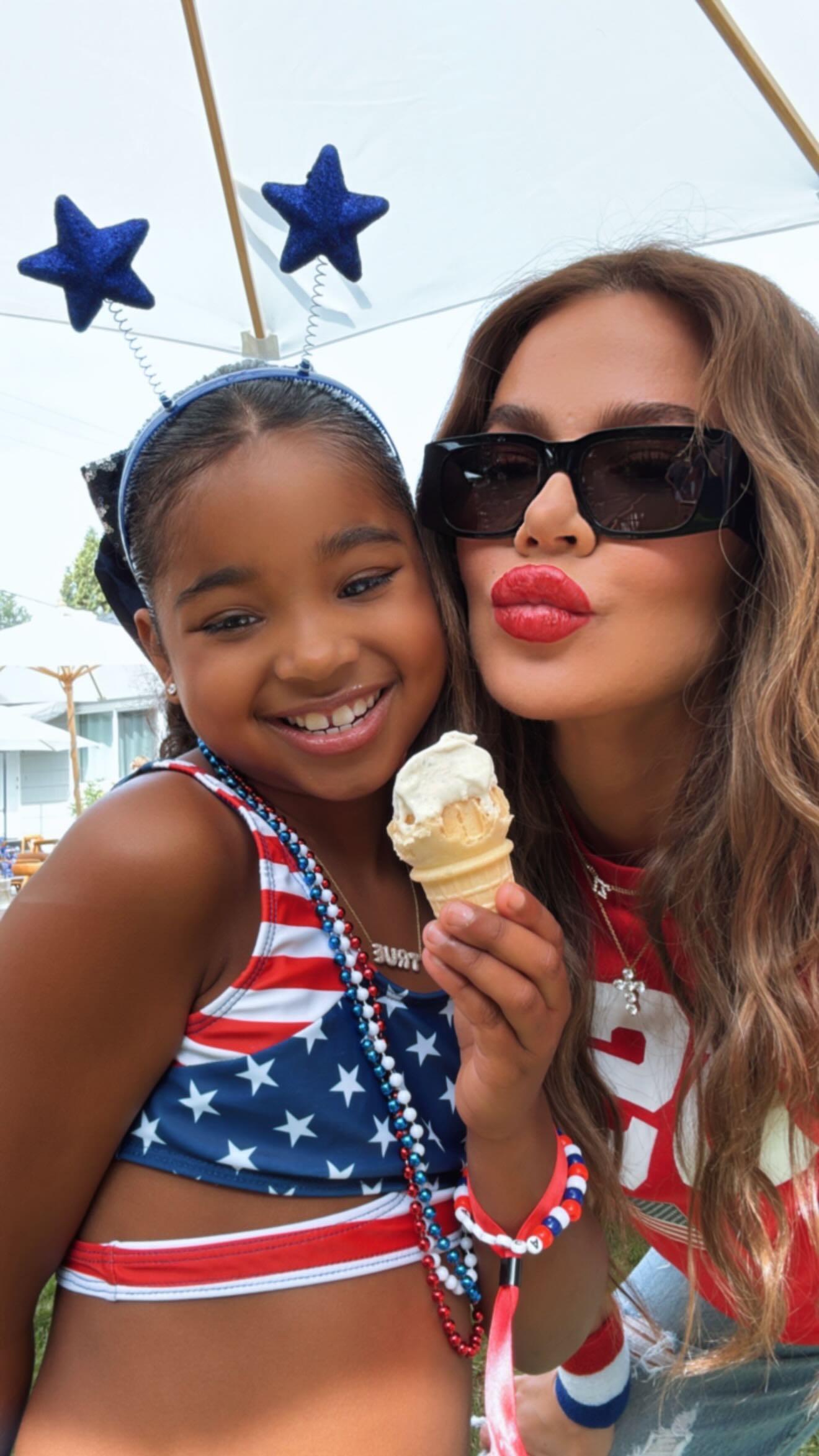 Khloe Kardashian and True Thompson