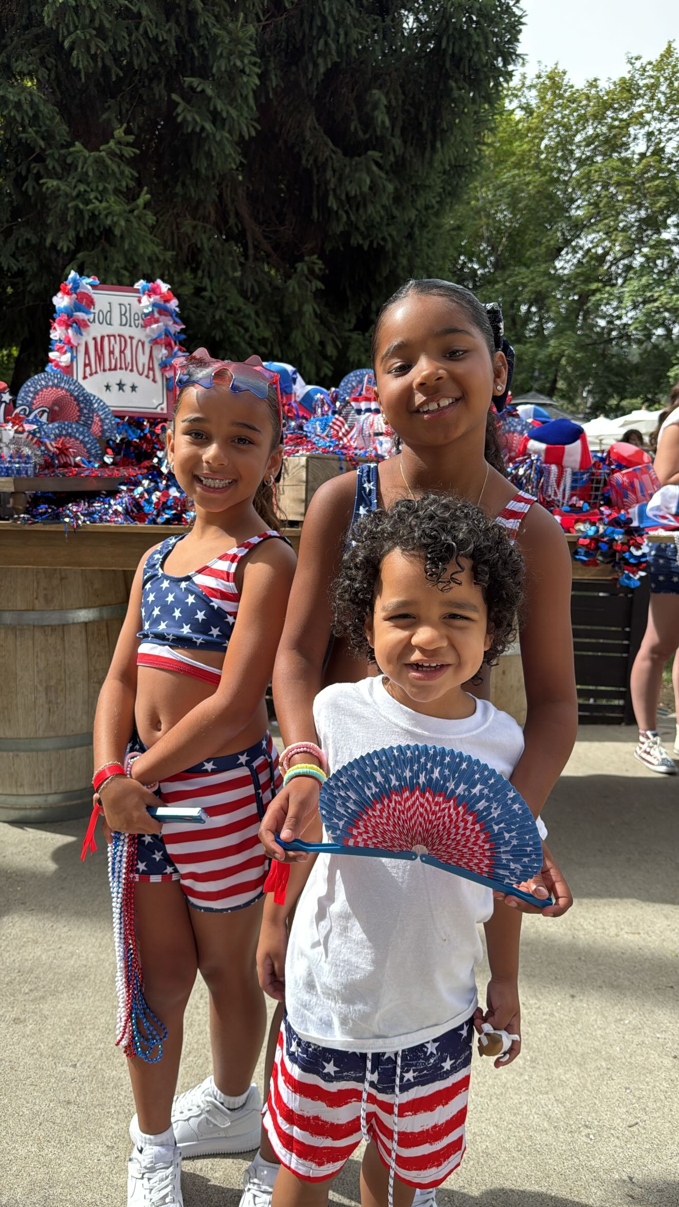 Dream Kardashian, True Thompson, and Tatum Thompson