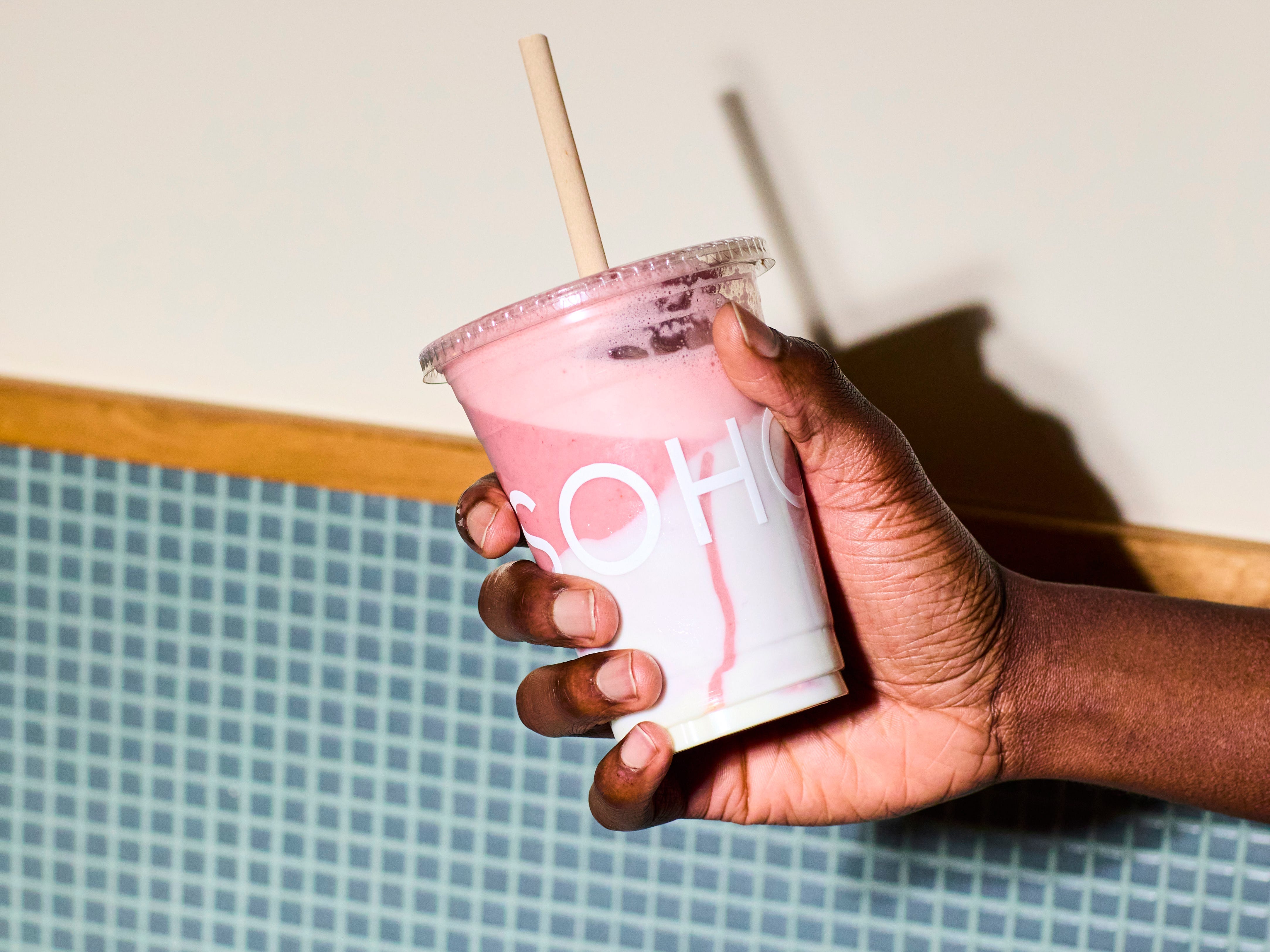 Pink smoothie