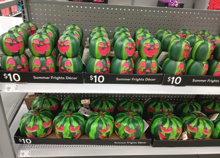 watermelon jack o lanterns at walmart