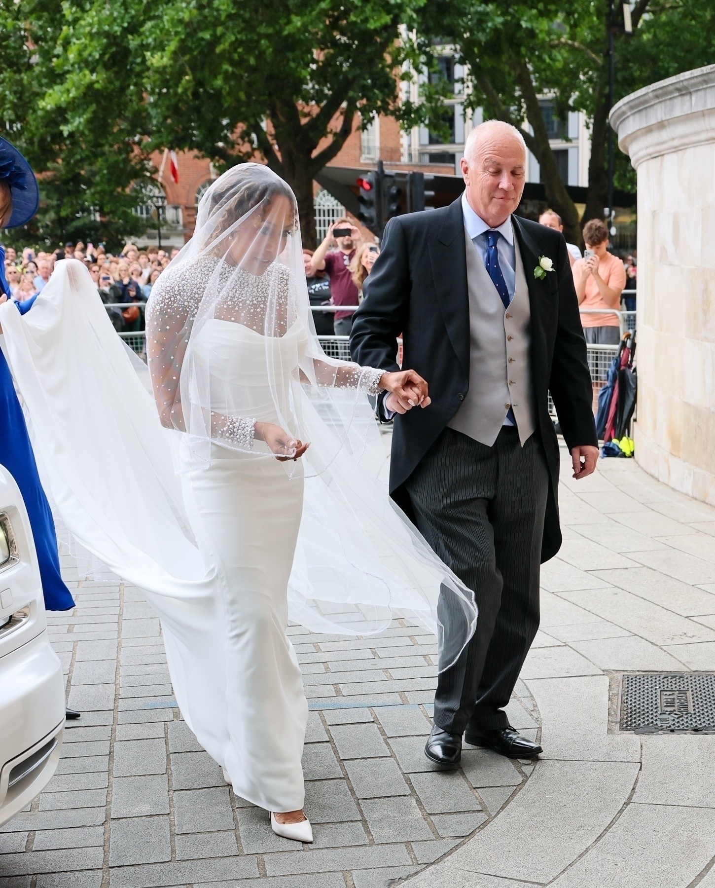 Mel B on her wedding day.