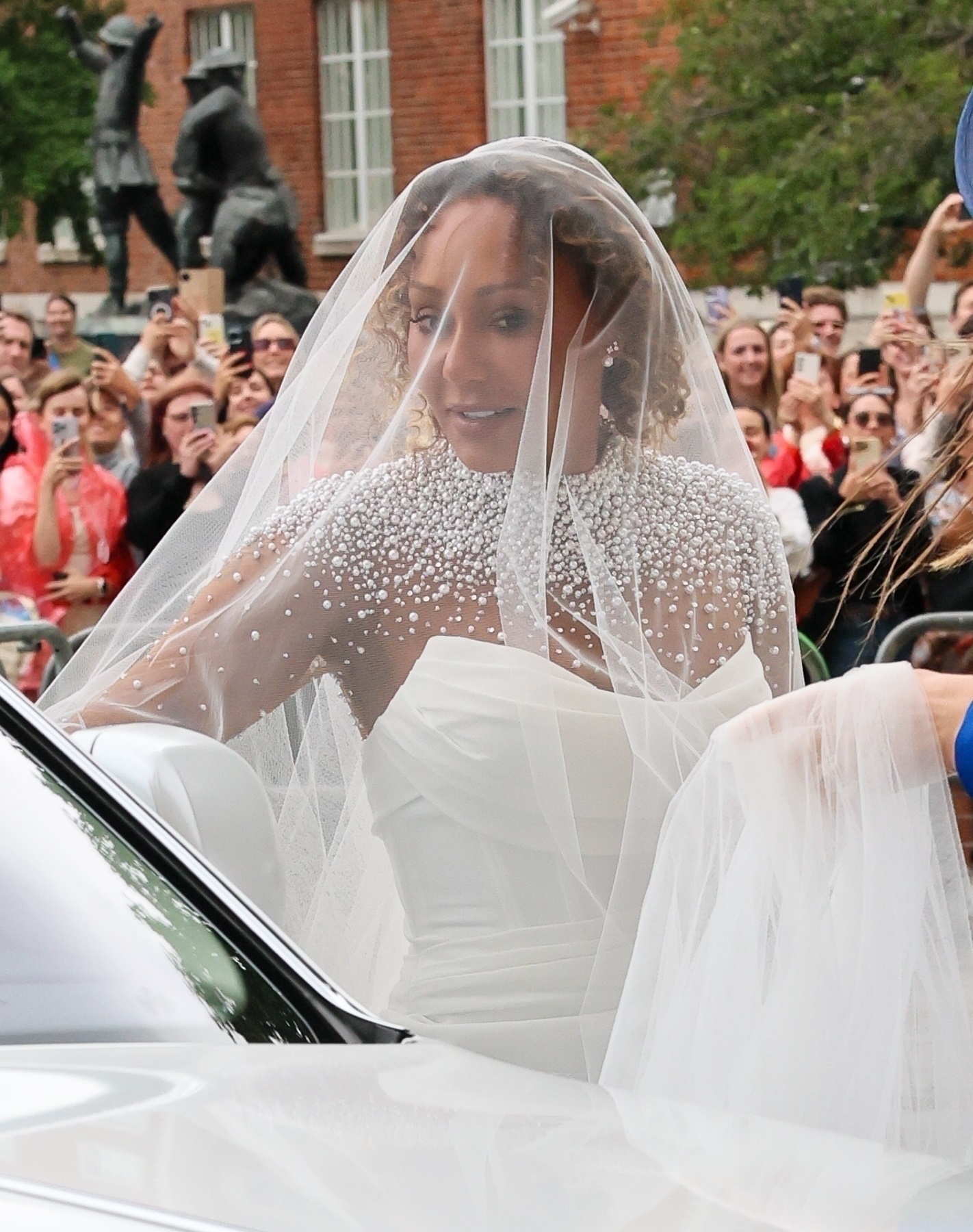 Mel B on her wedding day.