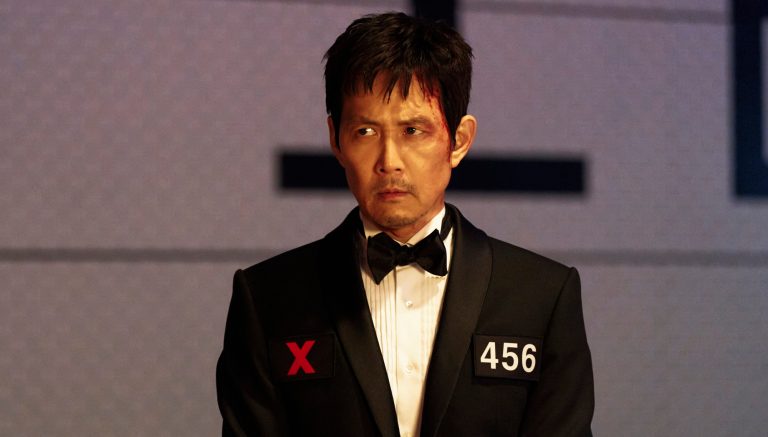 Lee Jung-jae as Seong Gi-hun in Squid Game.