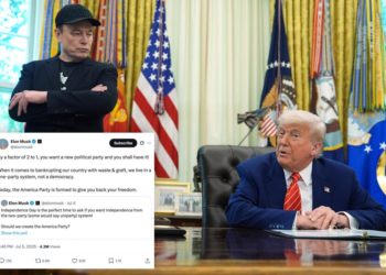 Elon Musk says he’s creating new ‘America Party’ to counter Trump