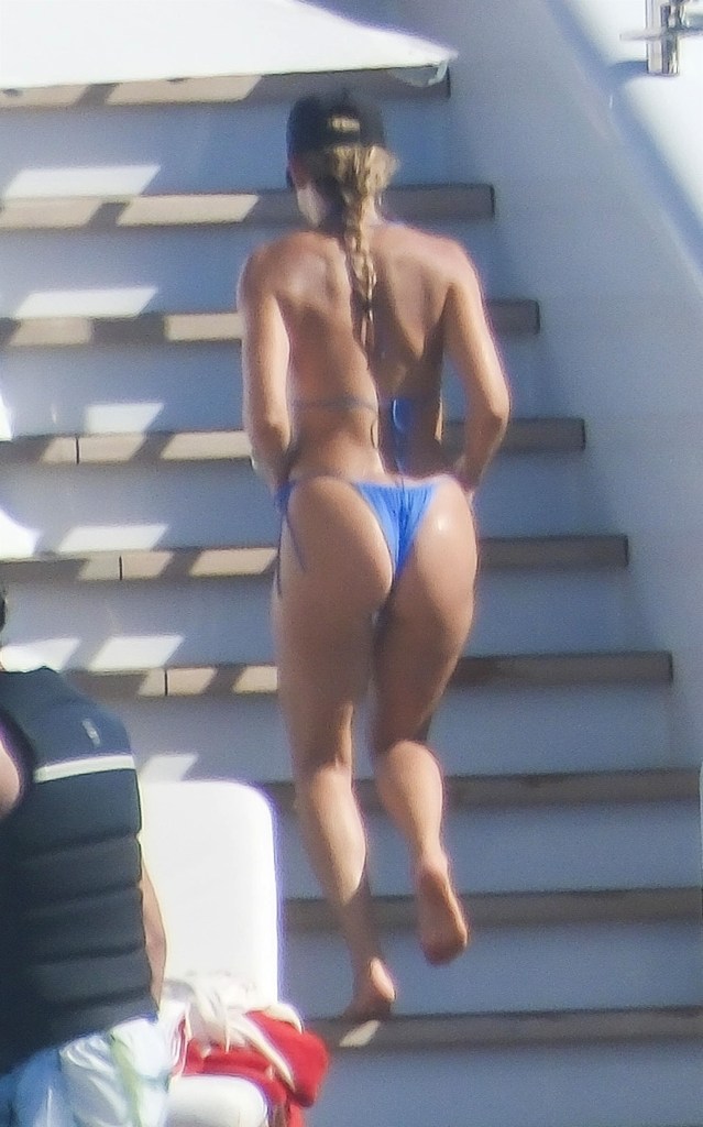 Kate Hudson on a yacht in Ibiza, Spain