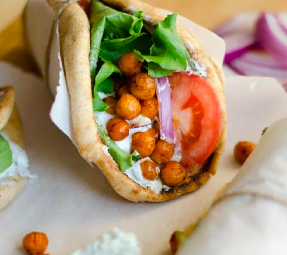 chickpea pita