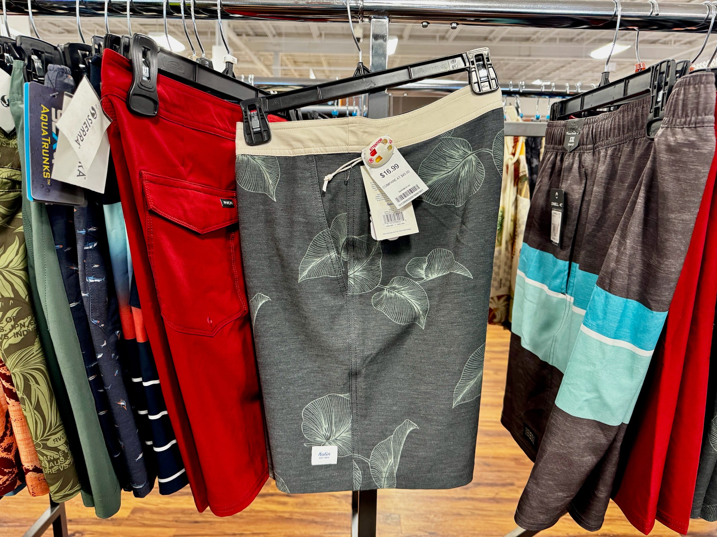 A pair of Katin board shorts for sale at Sierra.