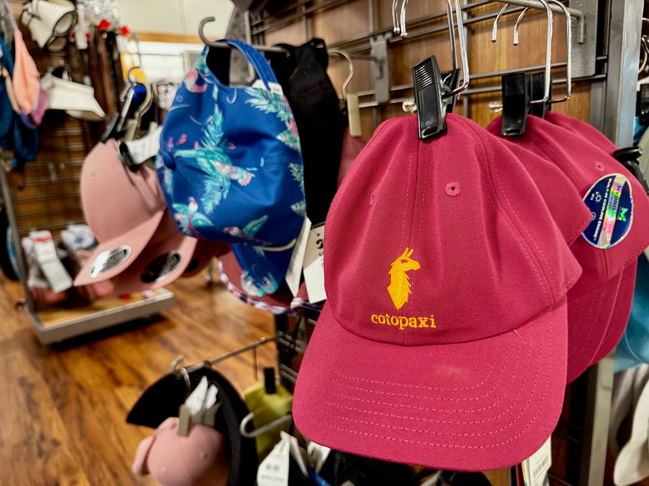 A Cotopaxi hat for sale at Sierra.
