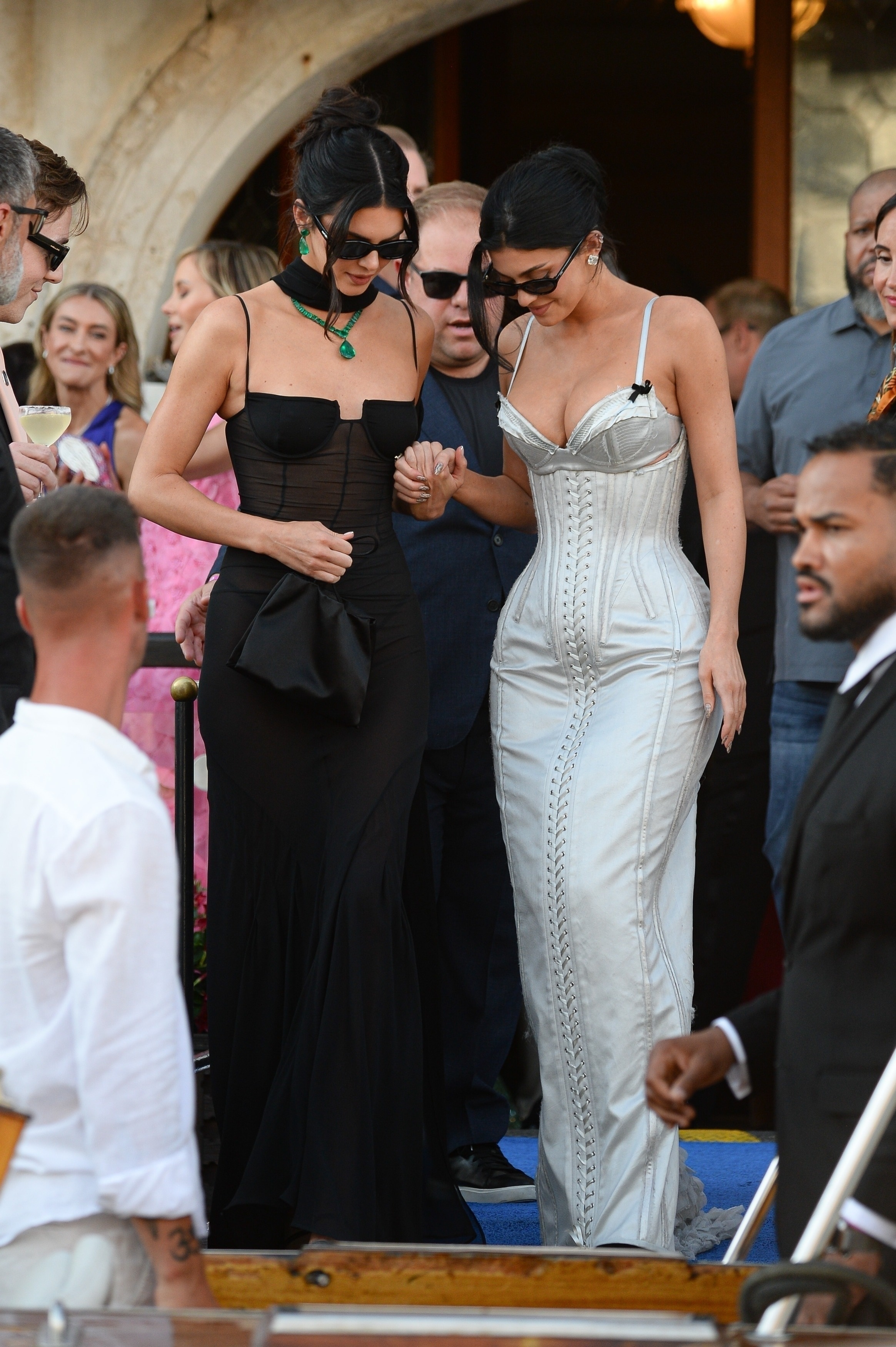 Kylie and Kendall Jenner heading to Jeff Bezos wedding 