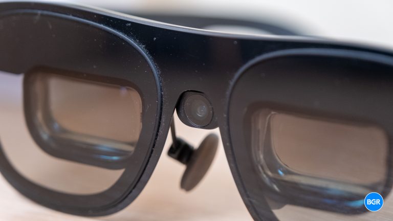 Xreal Eye camera in the Xreal One Pro display glasses