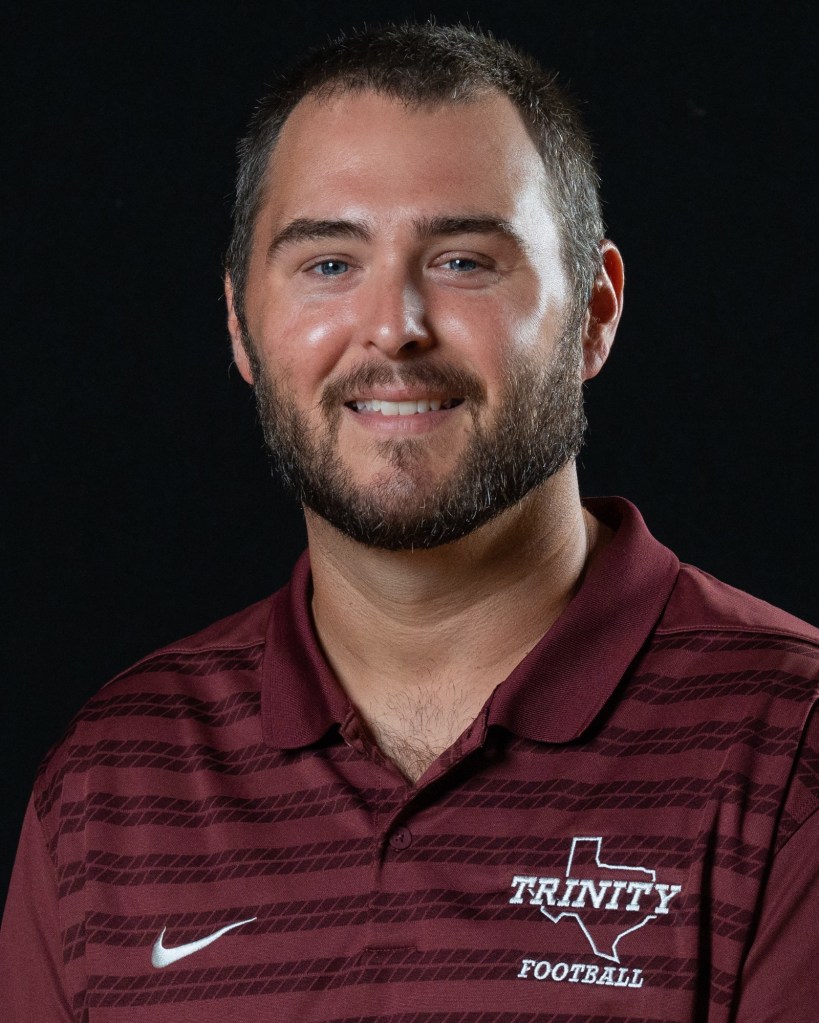 Headshot of Wade Lytal, Trinity University football coach.