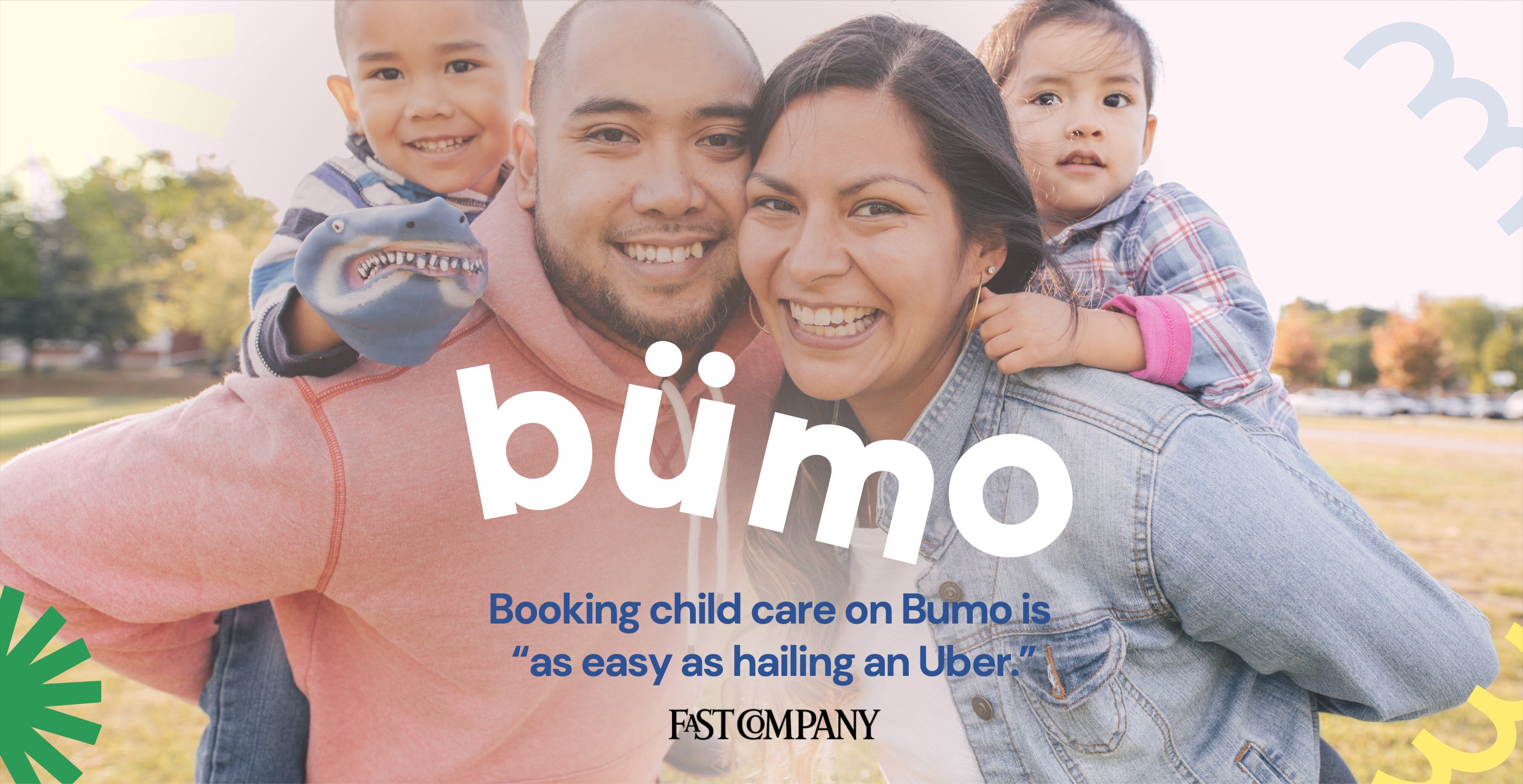Bumo slide with logo