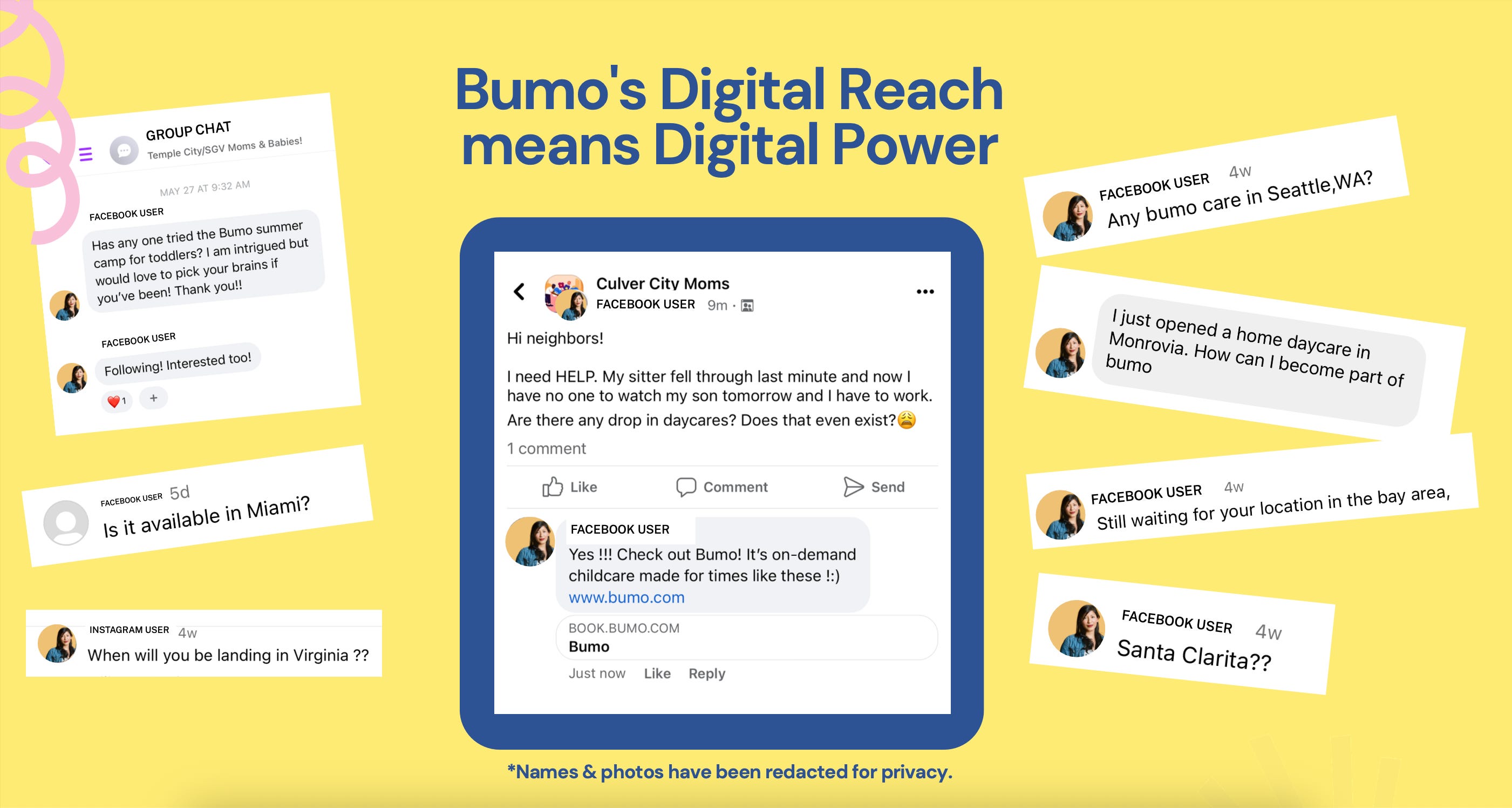 Bumo slide with outreach strategy