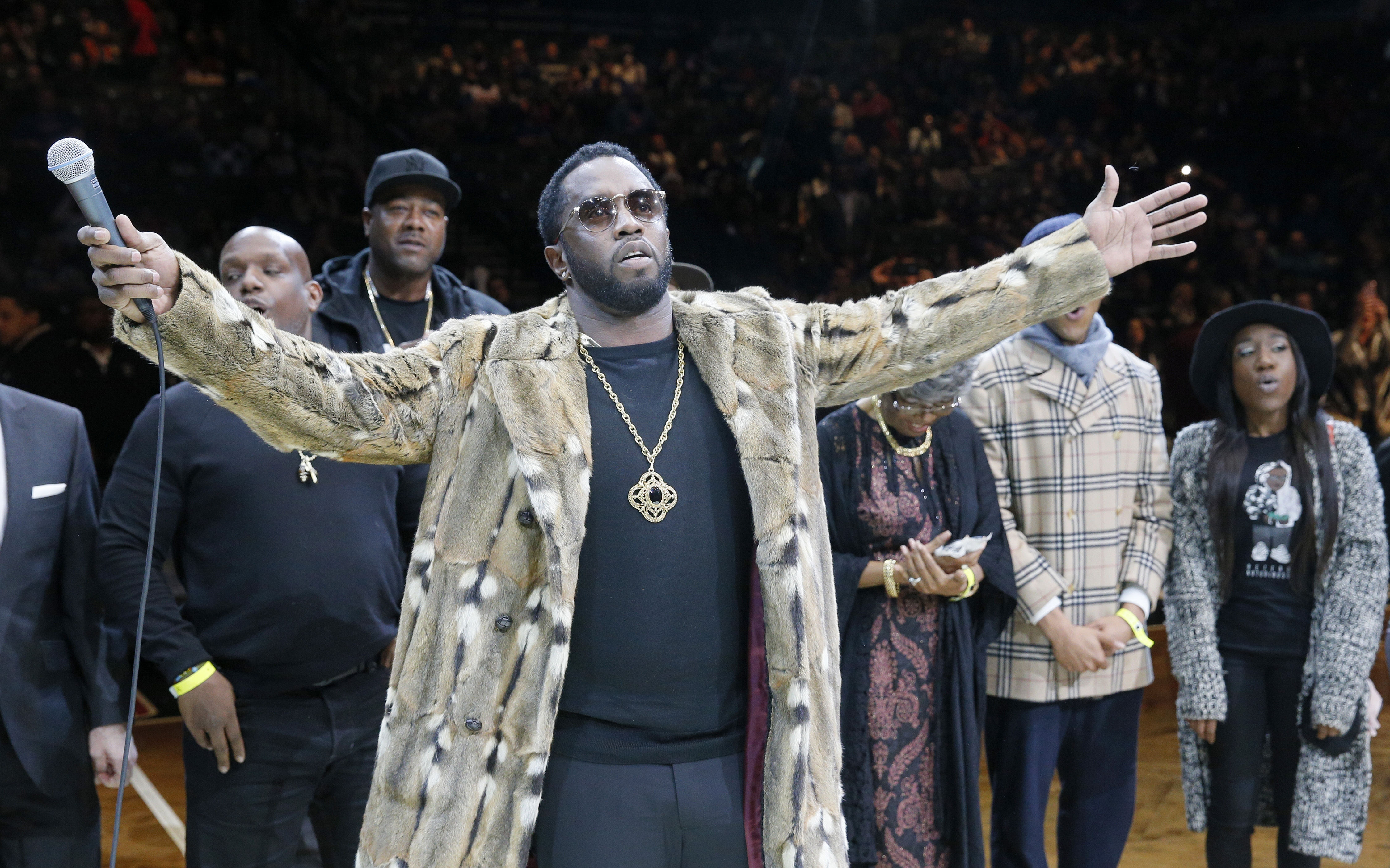 Sean Combs at the Barclays Center in 2017