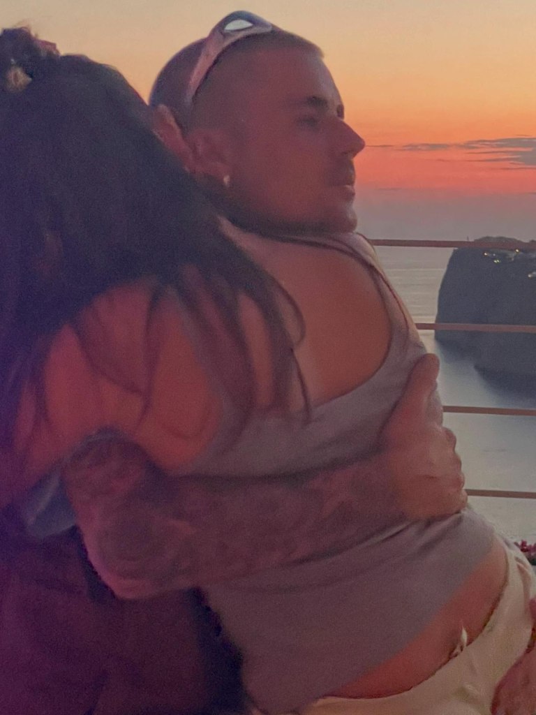 Justin Bieber and Hailey Bieber via Instagram Sunday