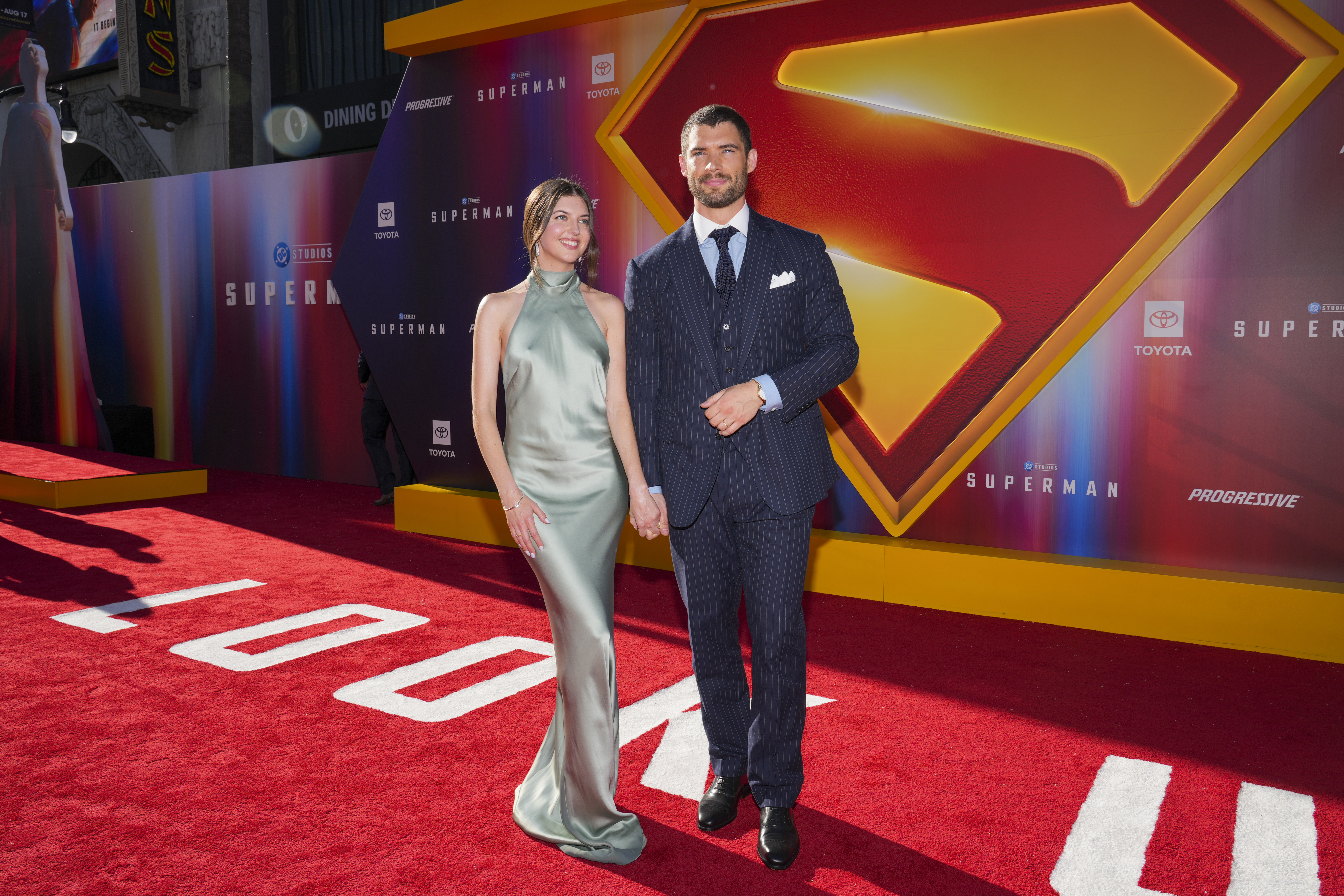 Julia Best Warner and David Corenswet