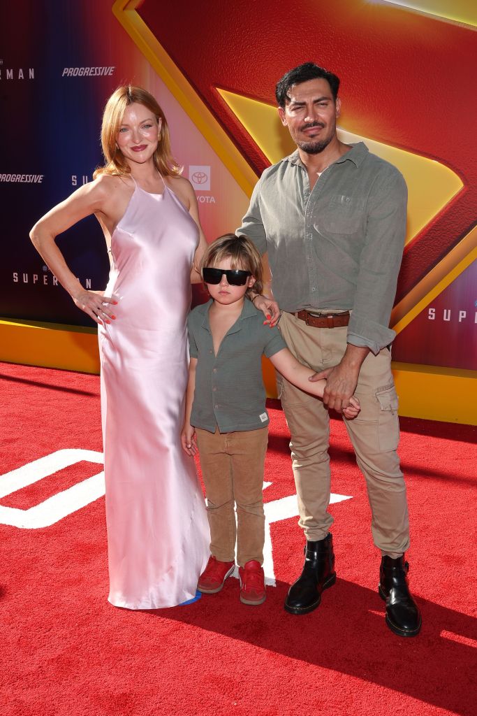 Francesca Eastwood, Alexander Wraith and Titan Wraith
