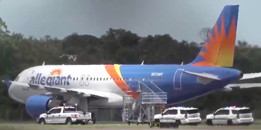 Taylor made the threats onboard Allegiant Air flight 1023 out of St. Pete-Clearwater International Airport in Florida, to Roanoke-Blacksburg Regional Airport in Virginia.