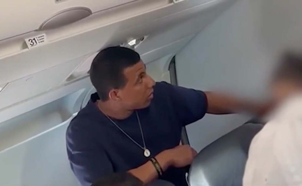 Police boarded the plane at around 2 p.m., arrested Taylor, and had a K-9 unit search his belongings.