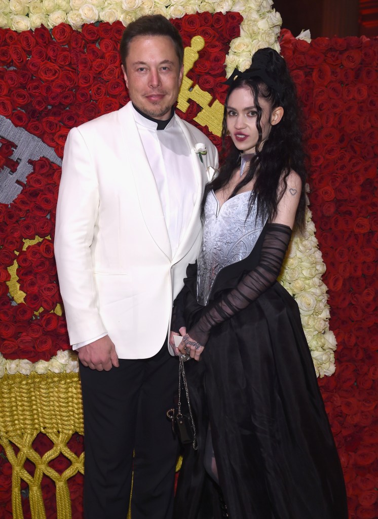 Elon Musk and Grimes attend the Heavenly Bodies: Fashion & The Catholic Imagination Costume Institute Gala