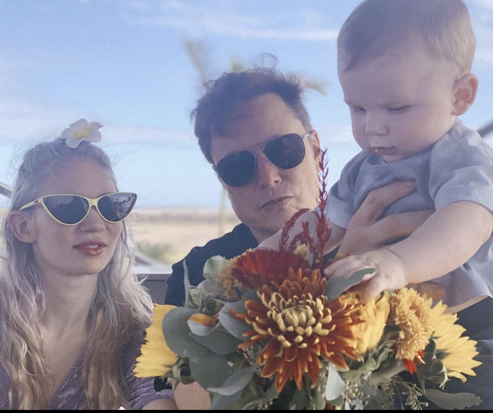 Grimes, Elon and X
