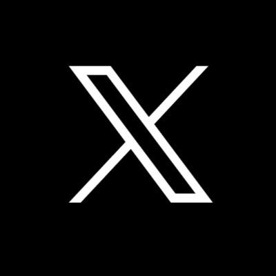 Elon Musk's platform X logo 