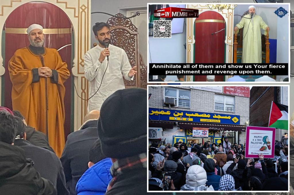 Mamdani visited controversial Brooklyn mosque on campaign trail — just months after the imam called for the annihilation of Israel