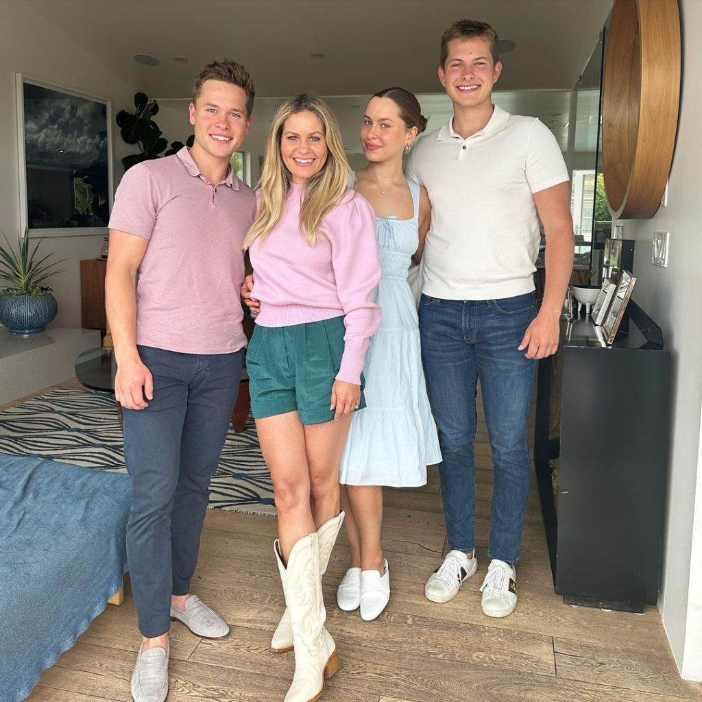 Candace Cameron Bure and kids via Instagram