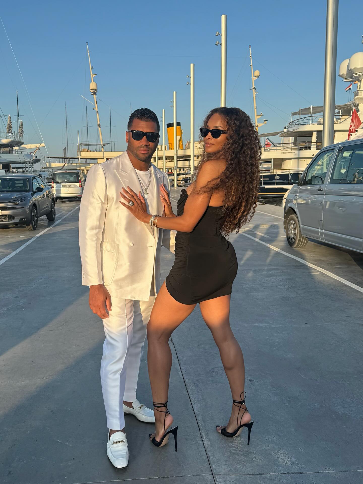 Ciara and Russell Wilson take a trip to Spain.