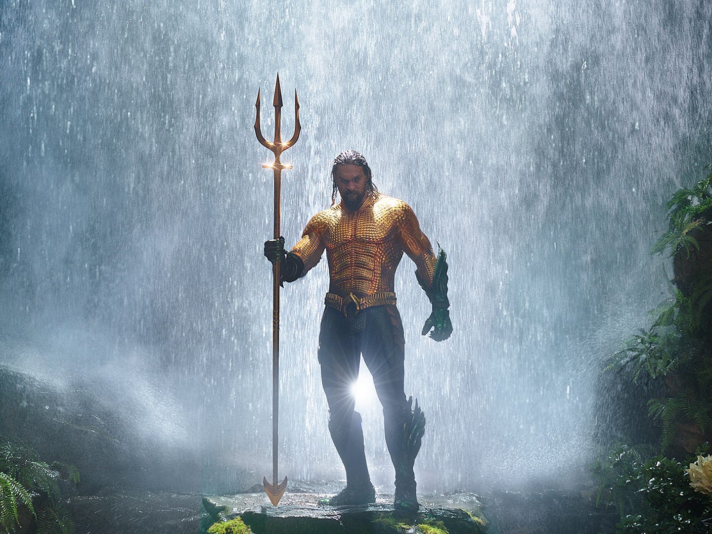 Jason Momoa as Arthur Curry in "Aquaman."