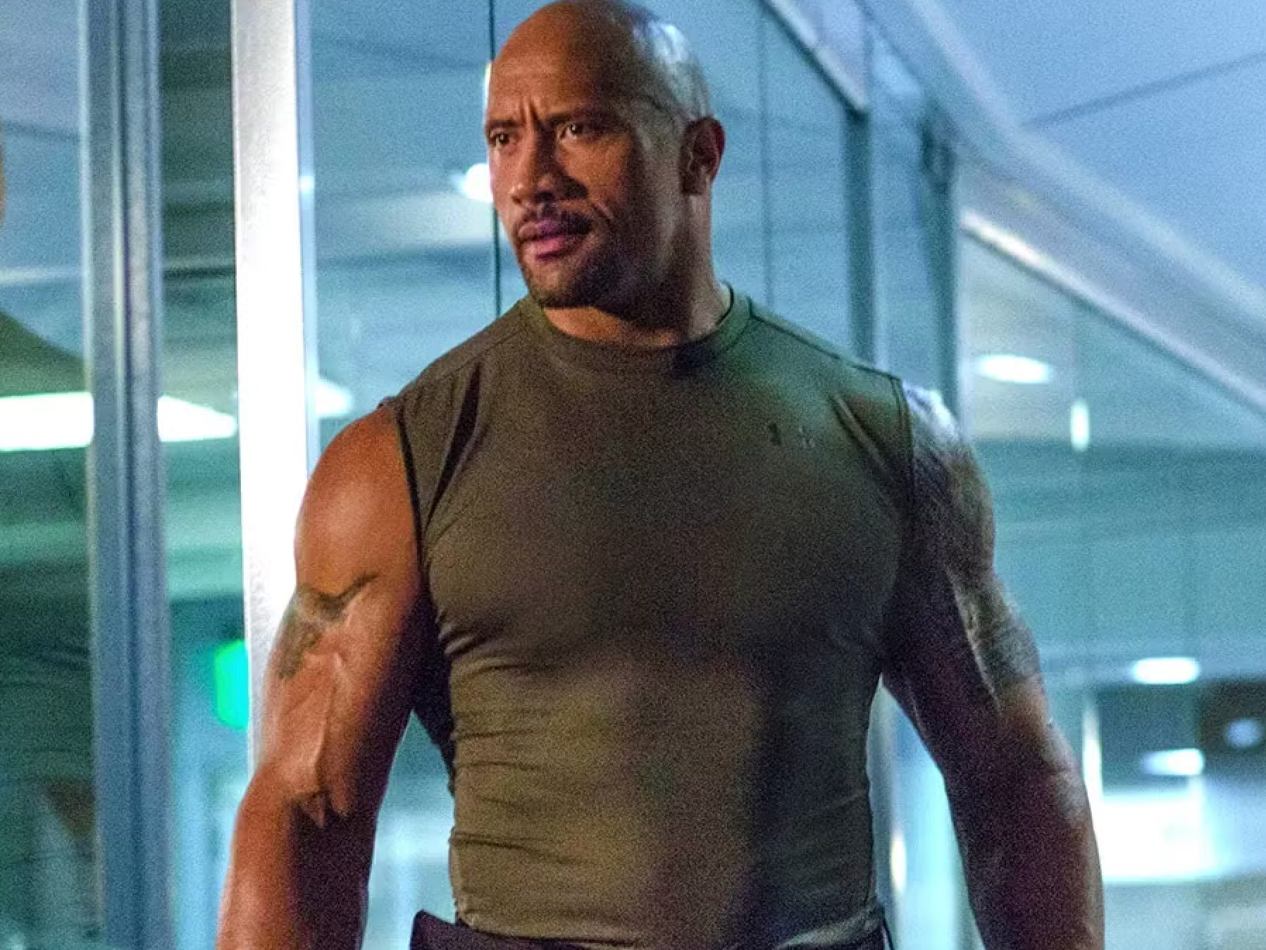 dwayne johnson in furious 7