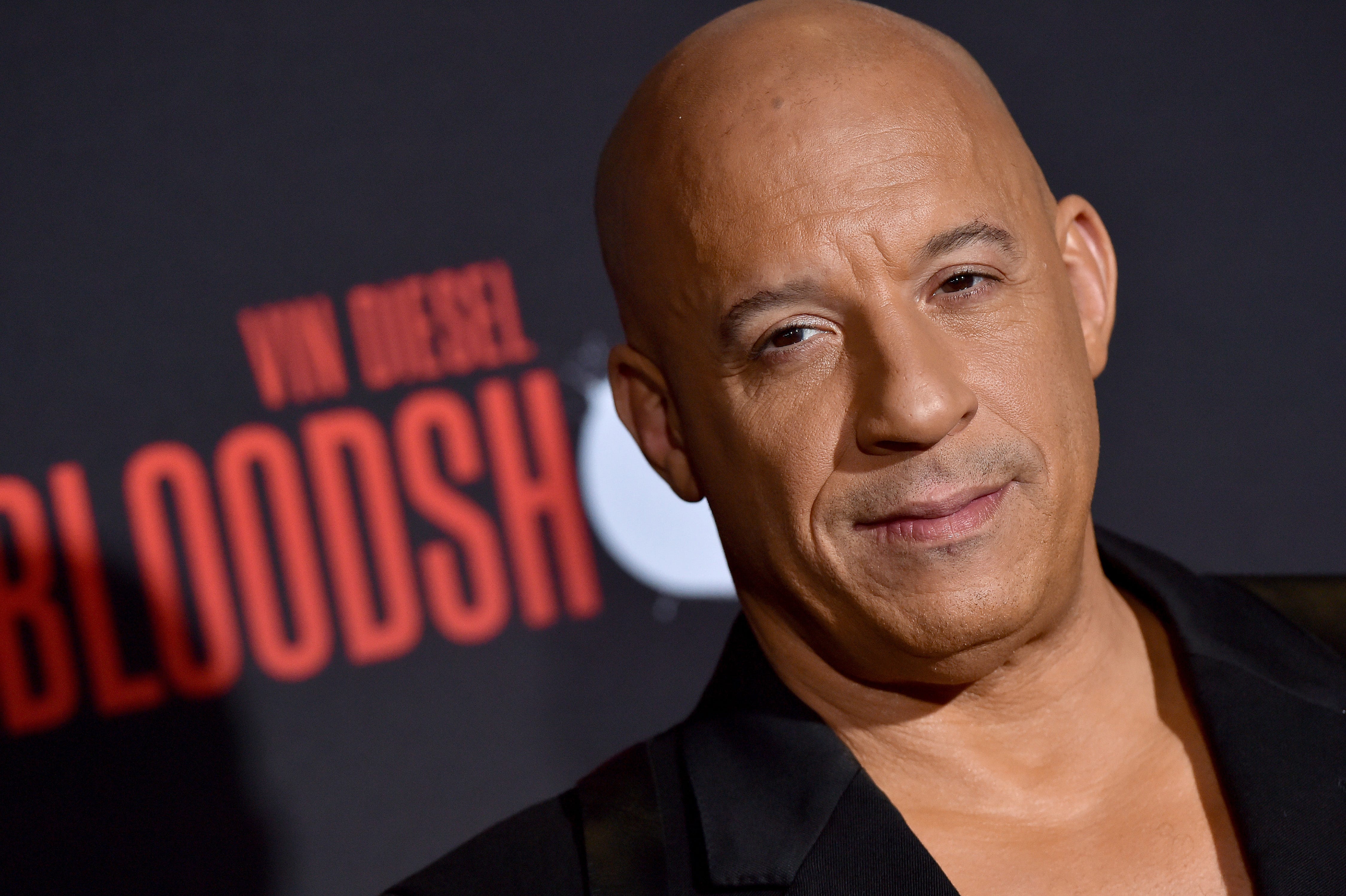 Vin Diesel in a black jacket