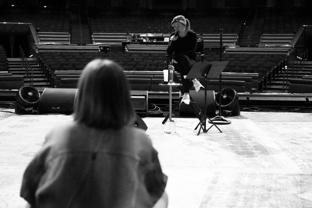 Kelly Clarkson prepping for her Las Vegas residency.