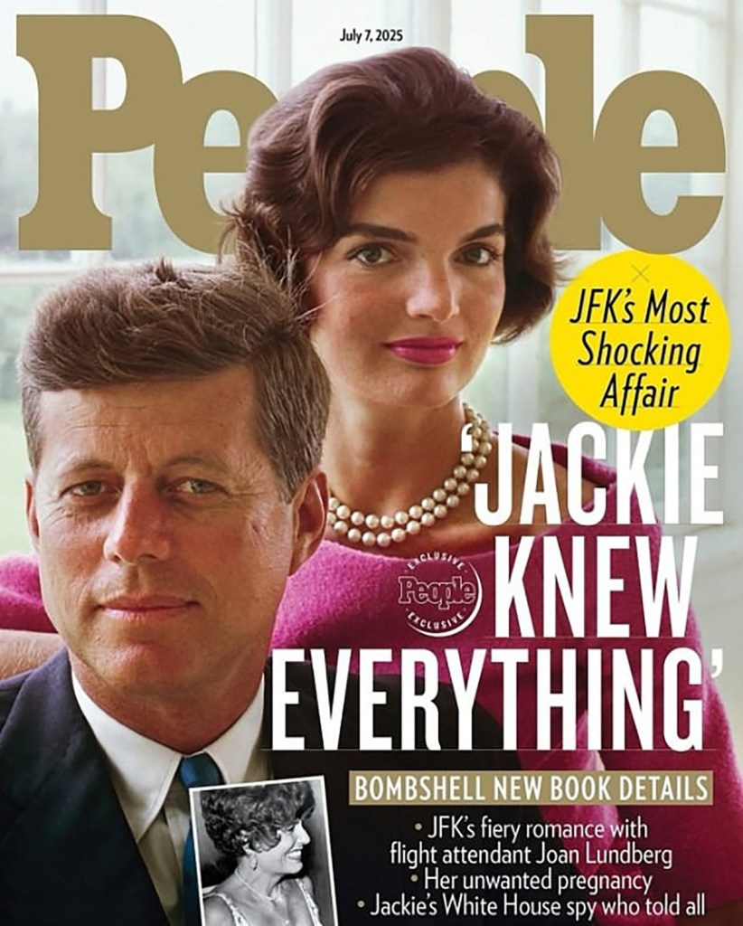 John F. Kennedy and Jackie Onasis Kennedy on the cover of PEOPLE magazine