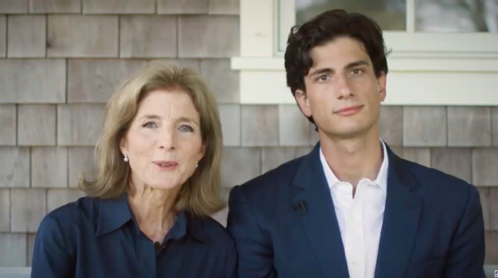 Caroline Kennedy and her son Jack Schlossberg.