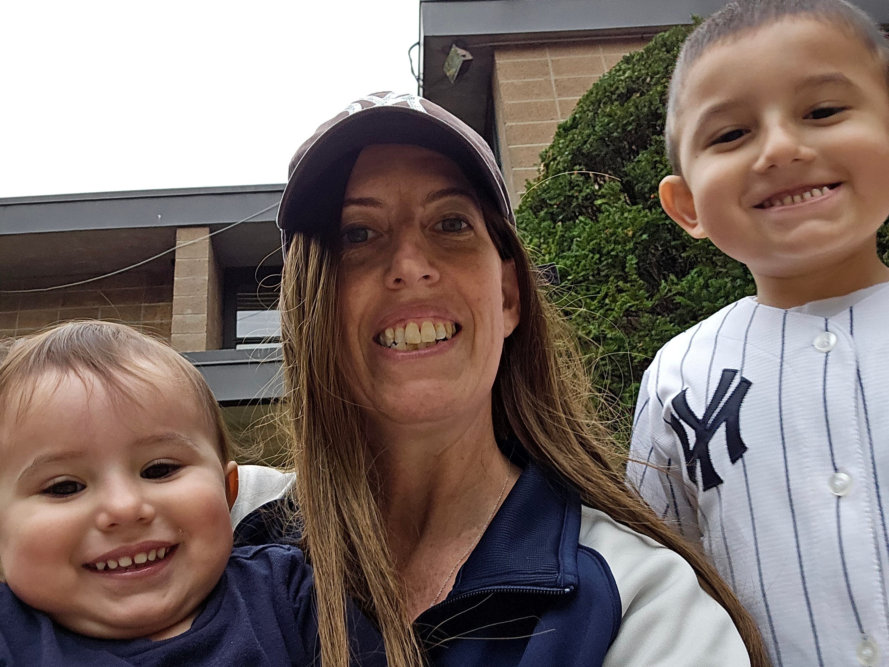 Katie Asturizaga with her kids