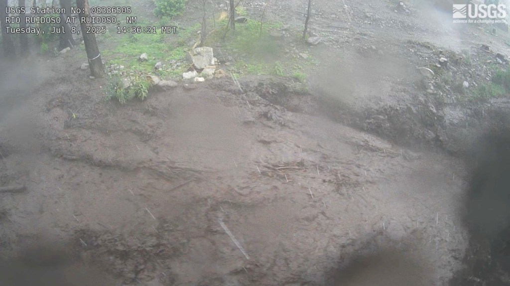 Flooding in Ruidoso, New Mexico.