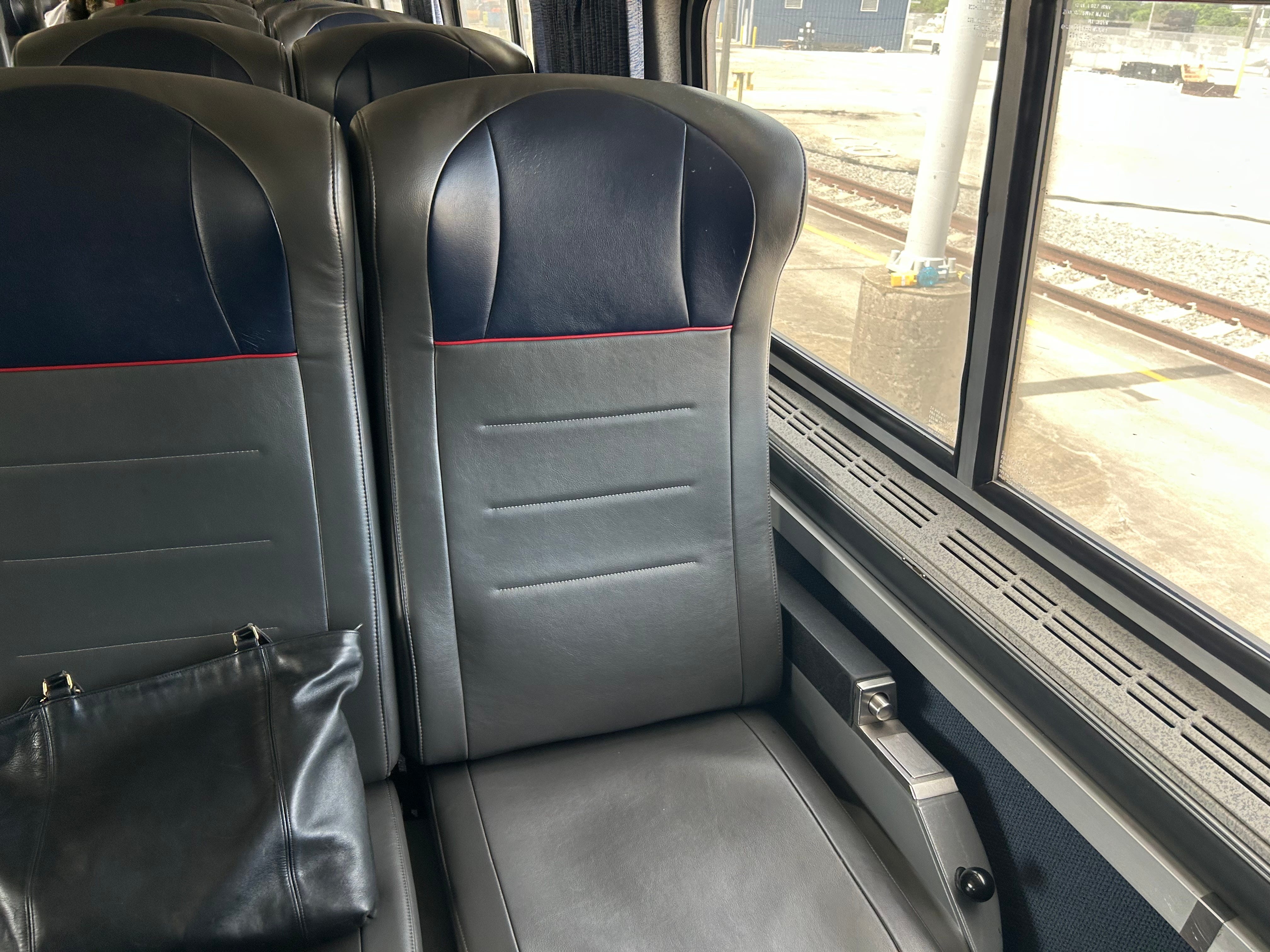coach seat amtrak