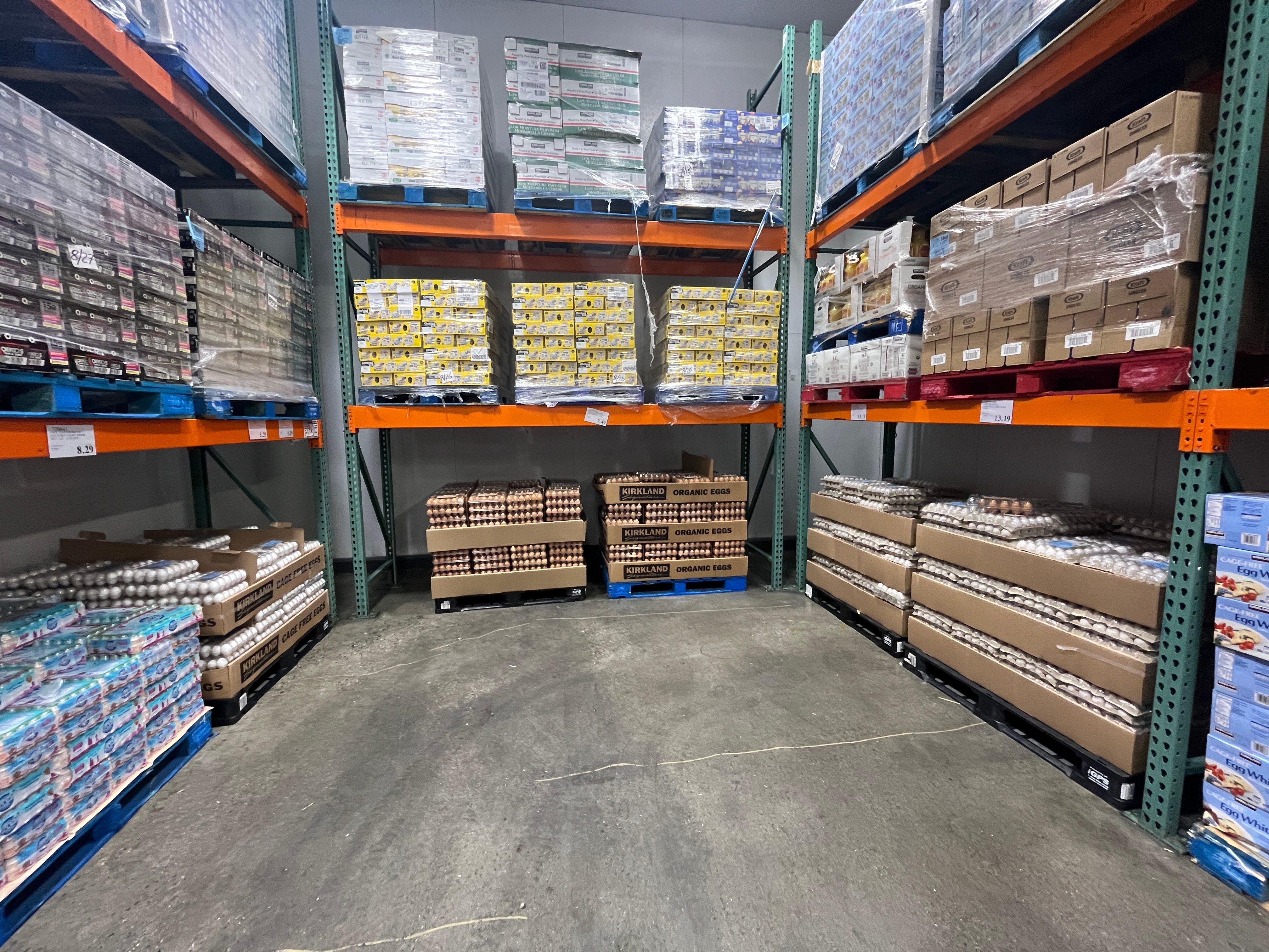 Eggs at Costco.
