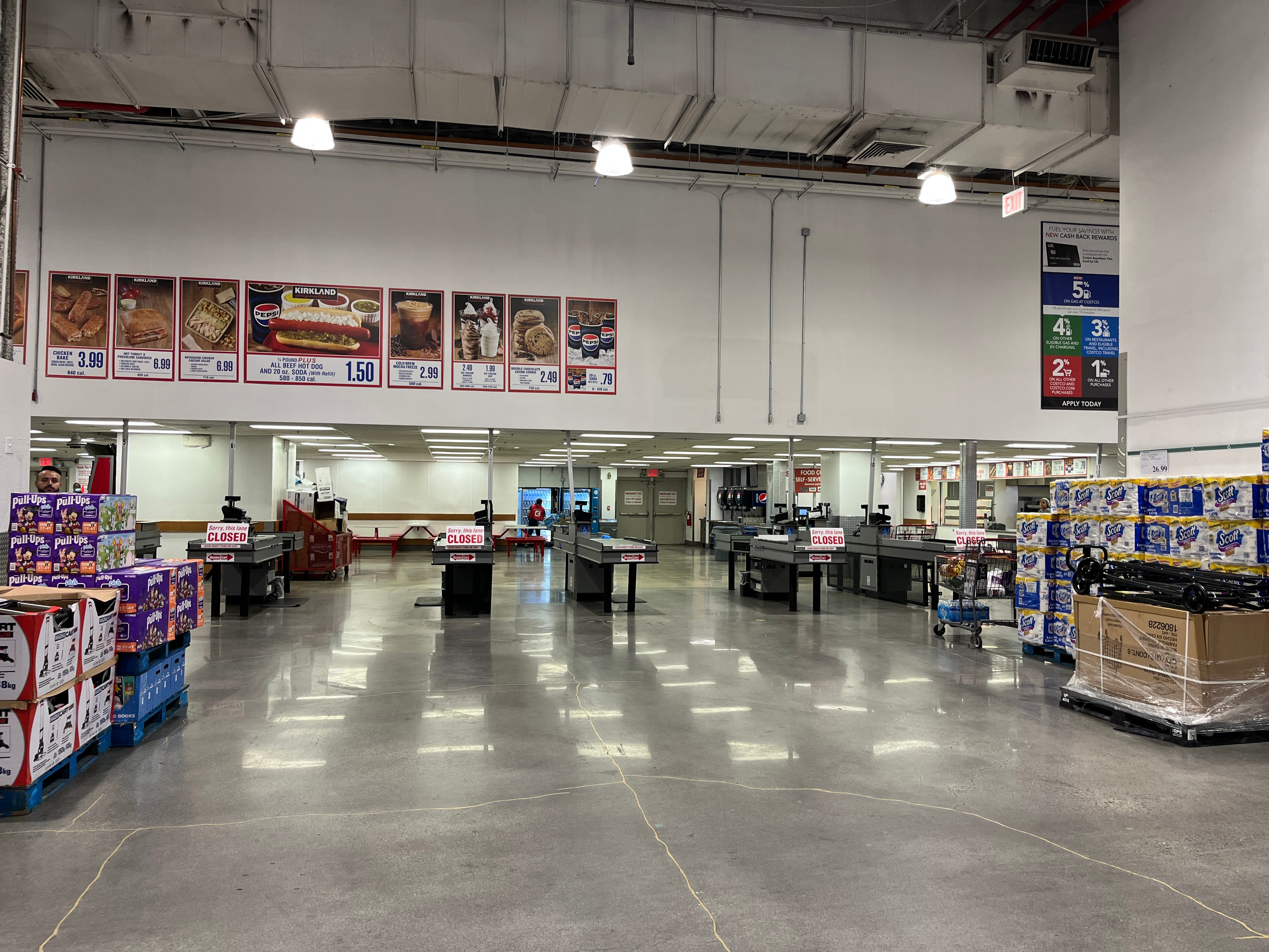 No checkout lines.
