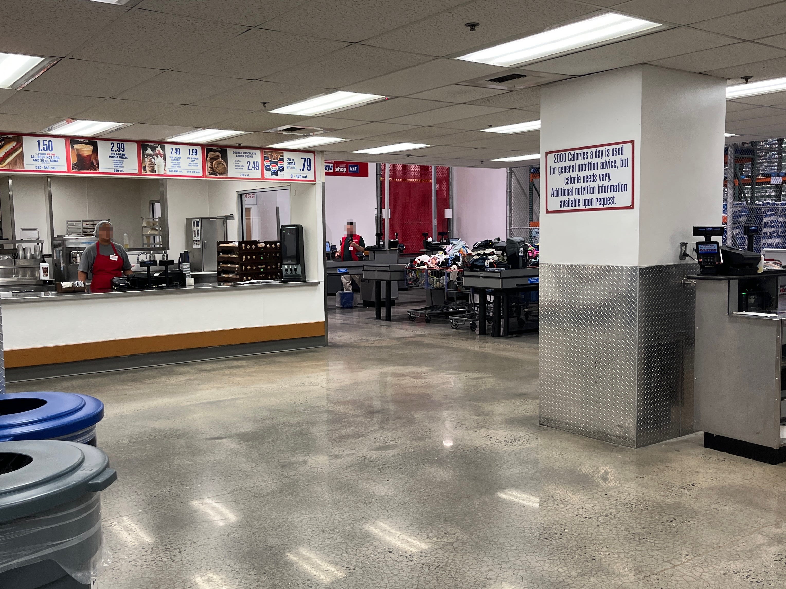 The Costco food court.