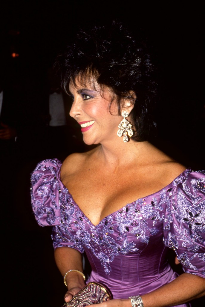 Elizabeth Taylor at Women's Wear Daily in 1987